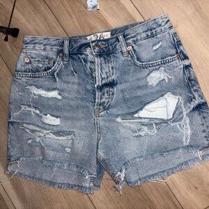 Free People Blue Jean Shorts Size 26 New With Tag